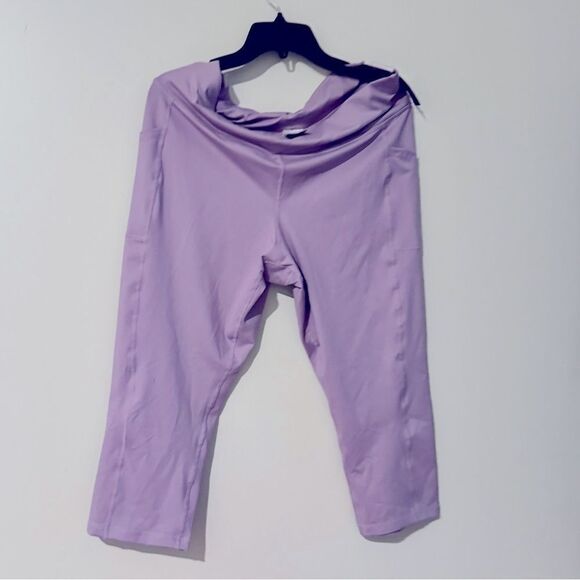 Id Ideology Women's Compression High-Rise Side-Pocket Leggings Purple thights - Picture 8 of 12